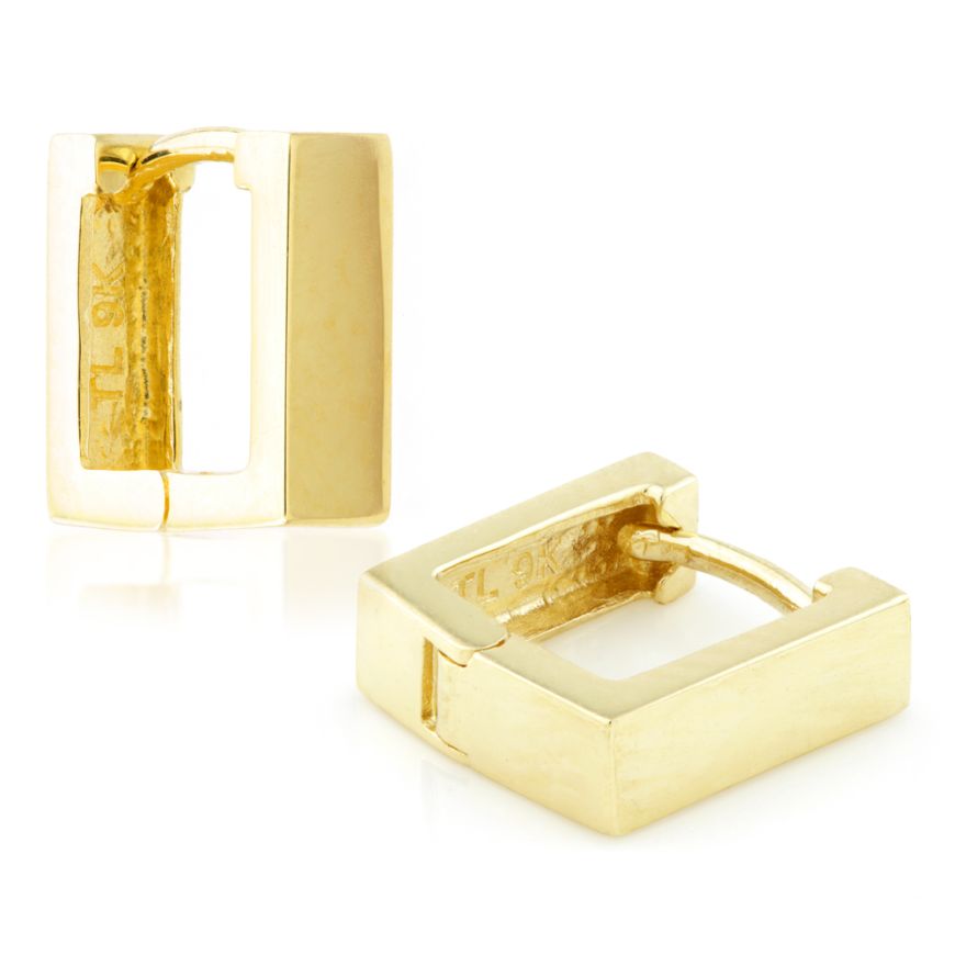 GOLD SQUARE EARRINGS